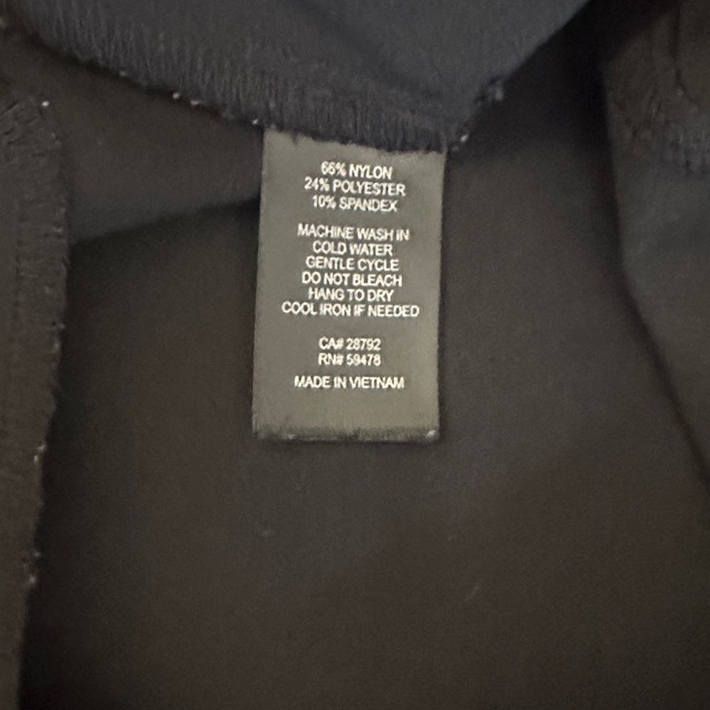 Rachel Zoe Black Wonen's Dress Pants - Flat Front Tailored Style - Picture 5 of 5